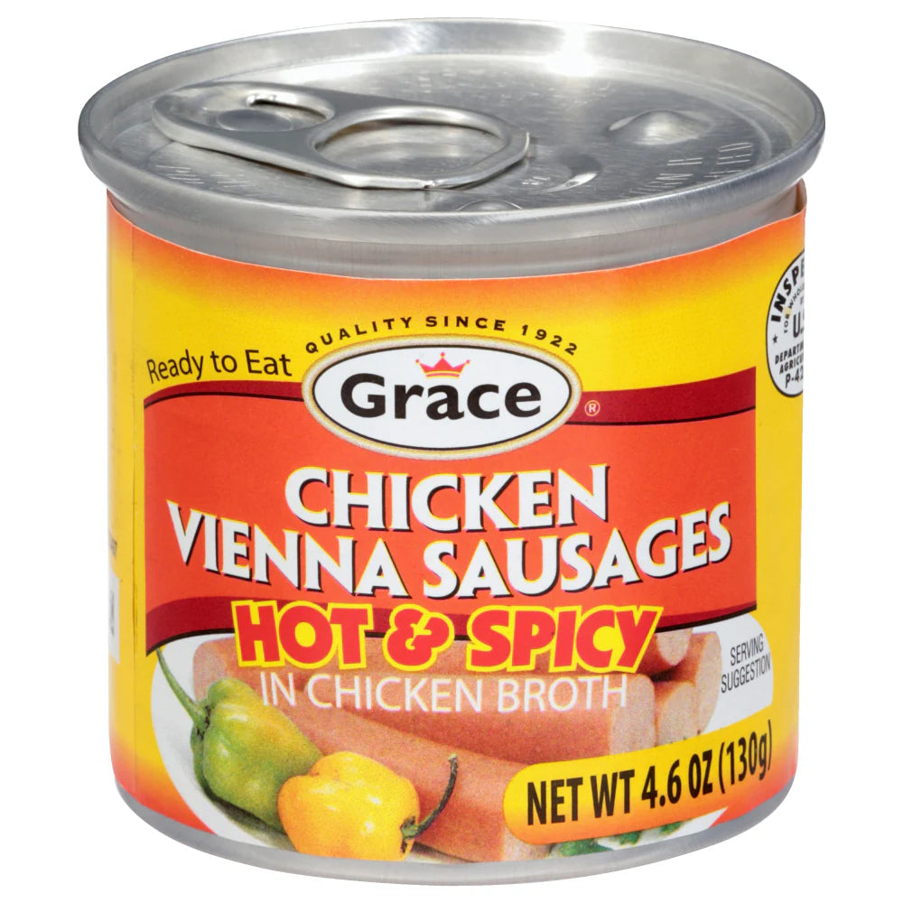 Grace Vienna Sausage (Hot & Spicy) 4 PK