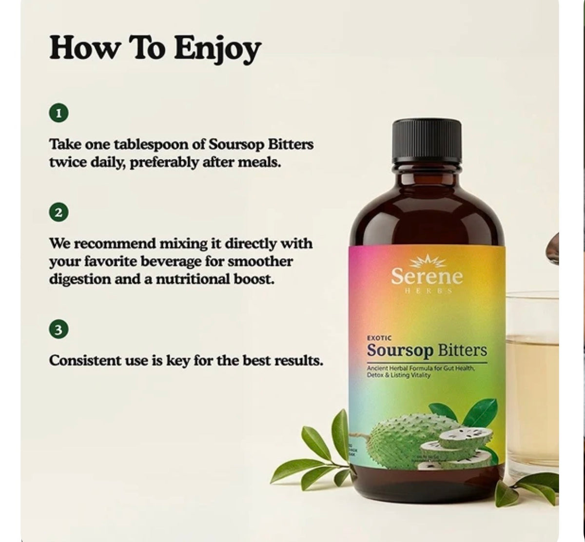 Serene Herbs Soursop Bitters
