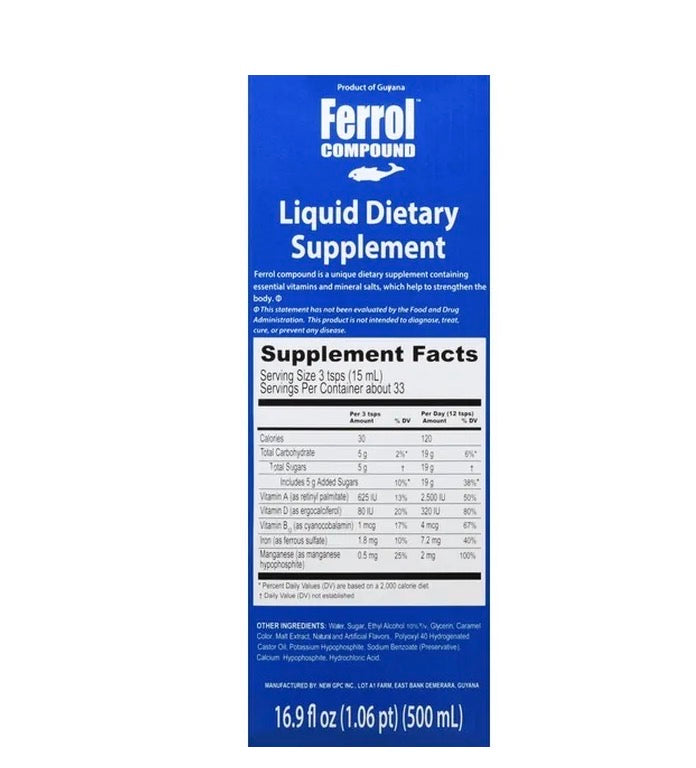 Ferrol Dietary Supplement 500ml