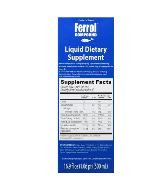 Ferrol Dietary Supplement 500ml